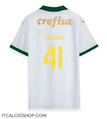 Palmeiras Estevao Willian #41 Seconda Maglia 2024-25 Manica Corta